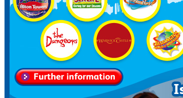 Alton Towers - Sea Life - Thorpe Park - The Dungeons - Warwick Castle and Chessington